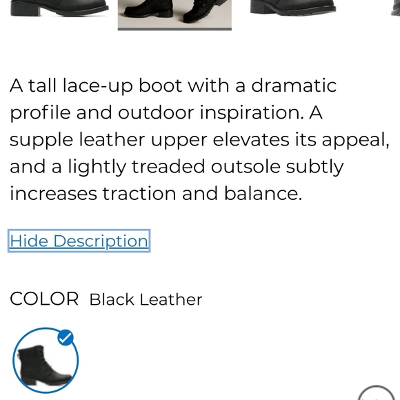 Clarks Orinoco spice black boot - Picture 3 of 3